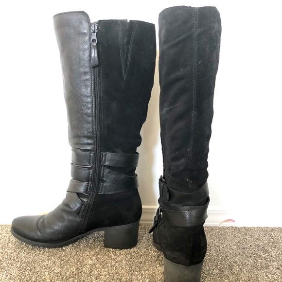 Miz Mooz Suede/Leather Boots - Picture 4 of 5